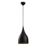 Lustră Sağlam - 3770, Negru - Auriu, Ø25x137 cm