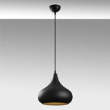 Lustră Sağlam - 3774, Negru - Auriu, Ø30x126 cm