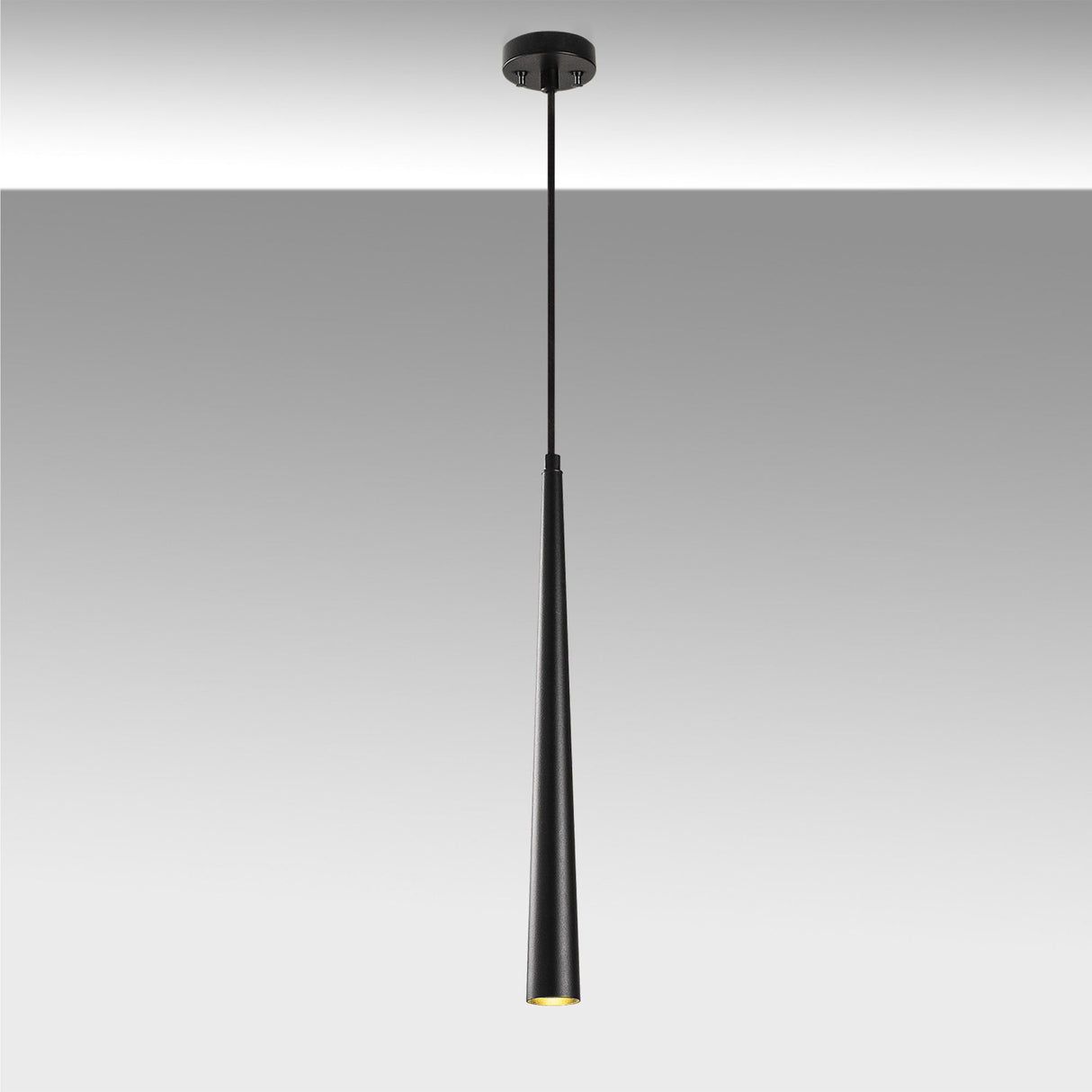 Lustră Uğur - 6071, Negru, Ø4x137 cm