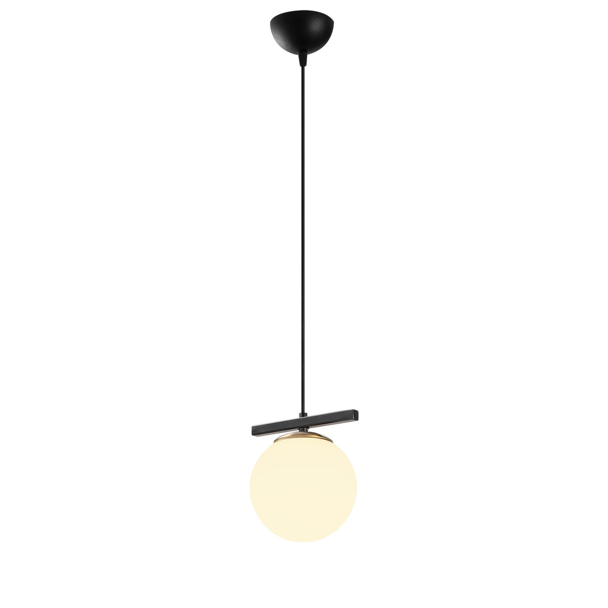 Lustră Üzüm - 6261, Alb - Negru, Ø15x124 cm