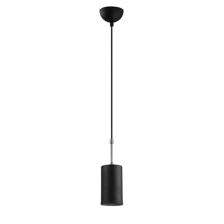 Lustră Kem - 6397, Negru - Nickel, Ø9x124 cm