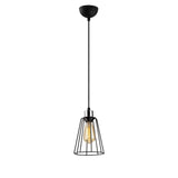 Lustră Tel - 6641, Negru, Ø15x116 cm