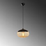 Lustră Camini - MR - 867, Negru - Honey, Ø25x113 cm
