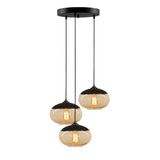 Lustră Camini - MR - 868, Negru - Honey, Ø50x113 cm