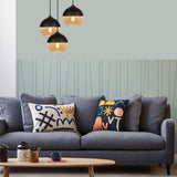 Lustră Camini - MR - 870, Negru - Honey, Ø45x116 cm