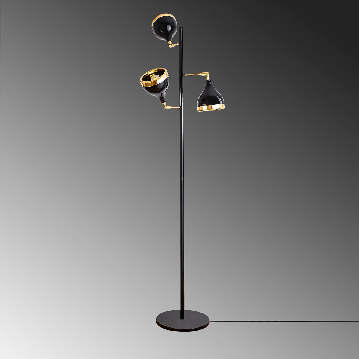 Lampadar Castery, Negru - Auriu, SKU 892OPV1147