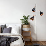 Lampadar Castery, Negru - Bronz, SKU 892OPV1147