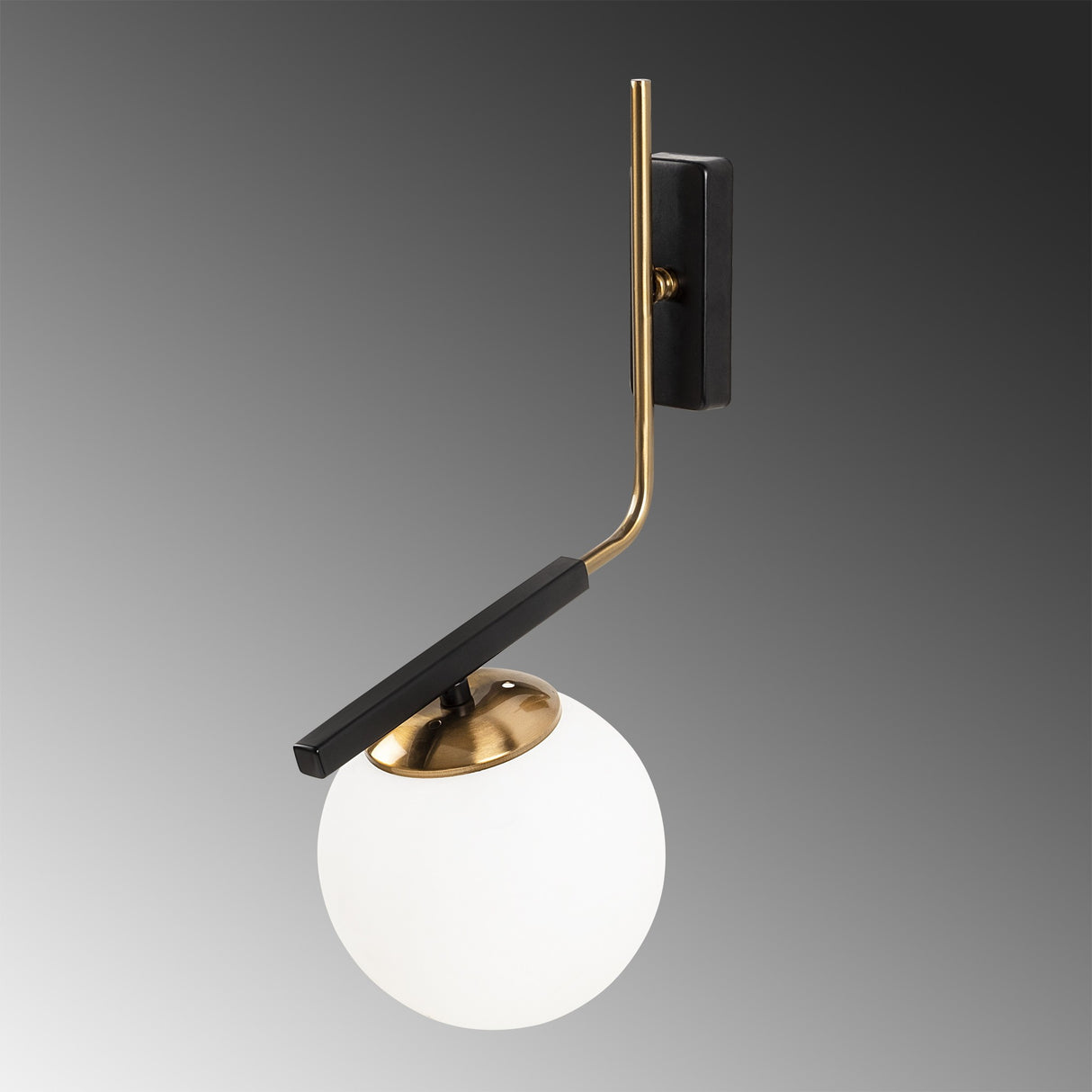 Aplică de perete Yıldız - 4011, Negru - Antique, Ø15x40 cm