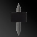Aplică de perete 614 - A, Negru - Argintiu, 35x10x22 cm