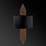 Aplică de perete 617 - A, Negru - Copper, 35x10x22 cm
