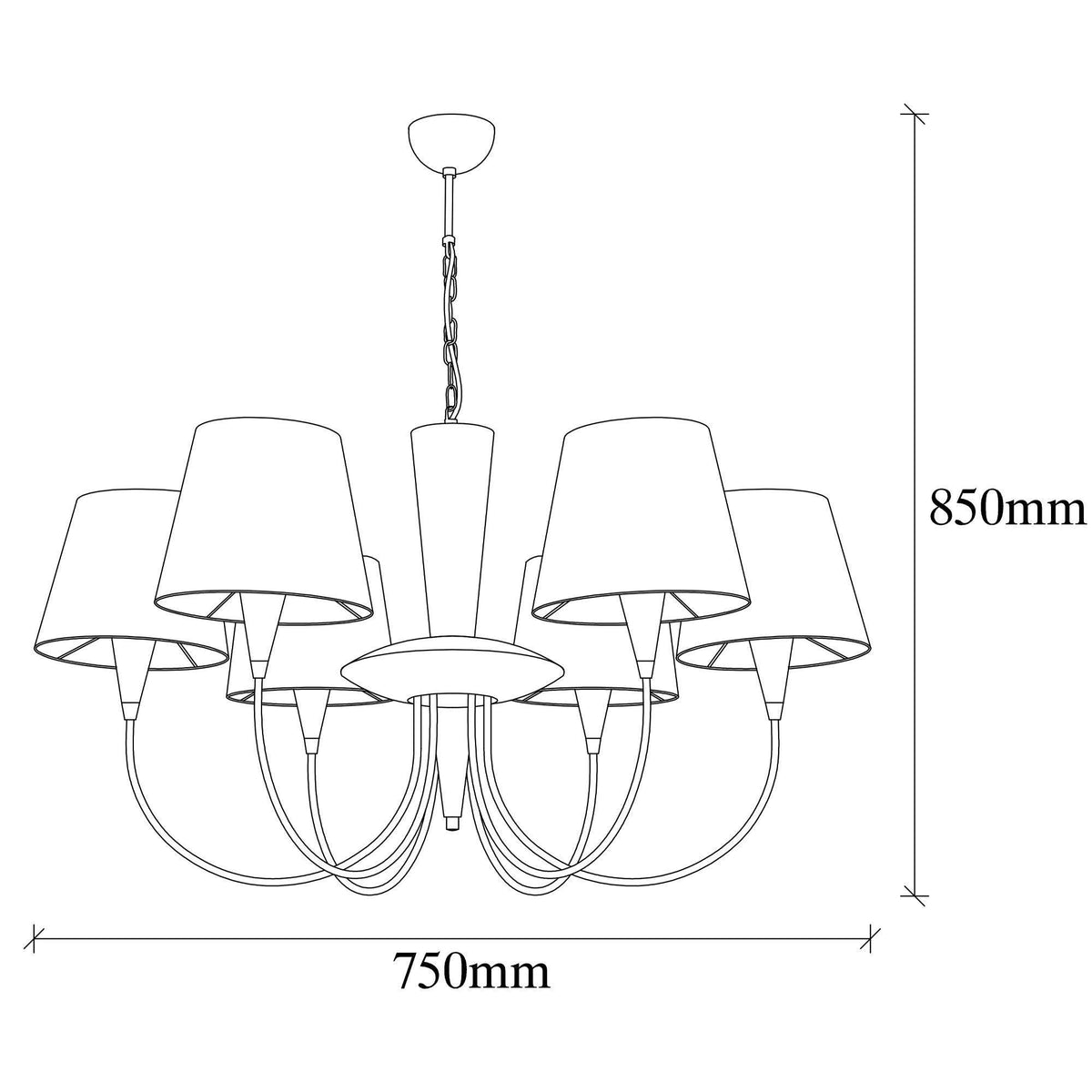 Lustra Chimmer, Antic, SKU 892OPV1402