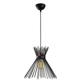 Lustră Kirpi - 3081, Negru, Ø34x131 cm