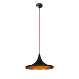 Lustră Elmas - 3531, Negru - Roșu, Ø35x117 cm
