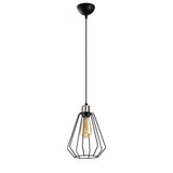 Lustră Kese - 4536, Negru, Ø20x126 cm