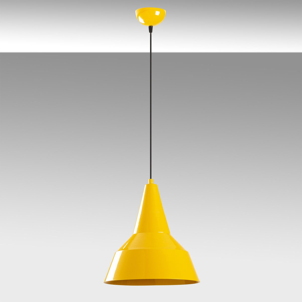 Lustră Sağlam - 3728, Galben - Auriu, Ø30x131 cm
