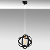 Lustră Gezegen - 6101, Negru - Antique, Ø25x121 cm