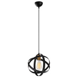 Lustră Gezegen - 6101, Negru - Antique, Ø25x121 cm