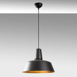 Lustră Sağlam - 3731, Negru - Auriu, Ø40x127 cm
