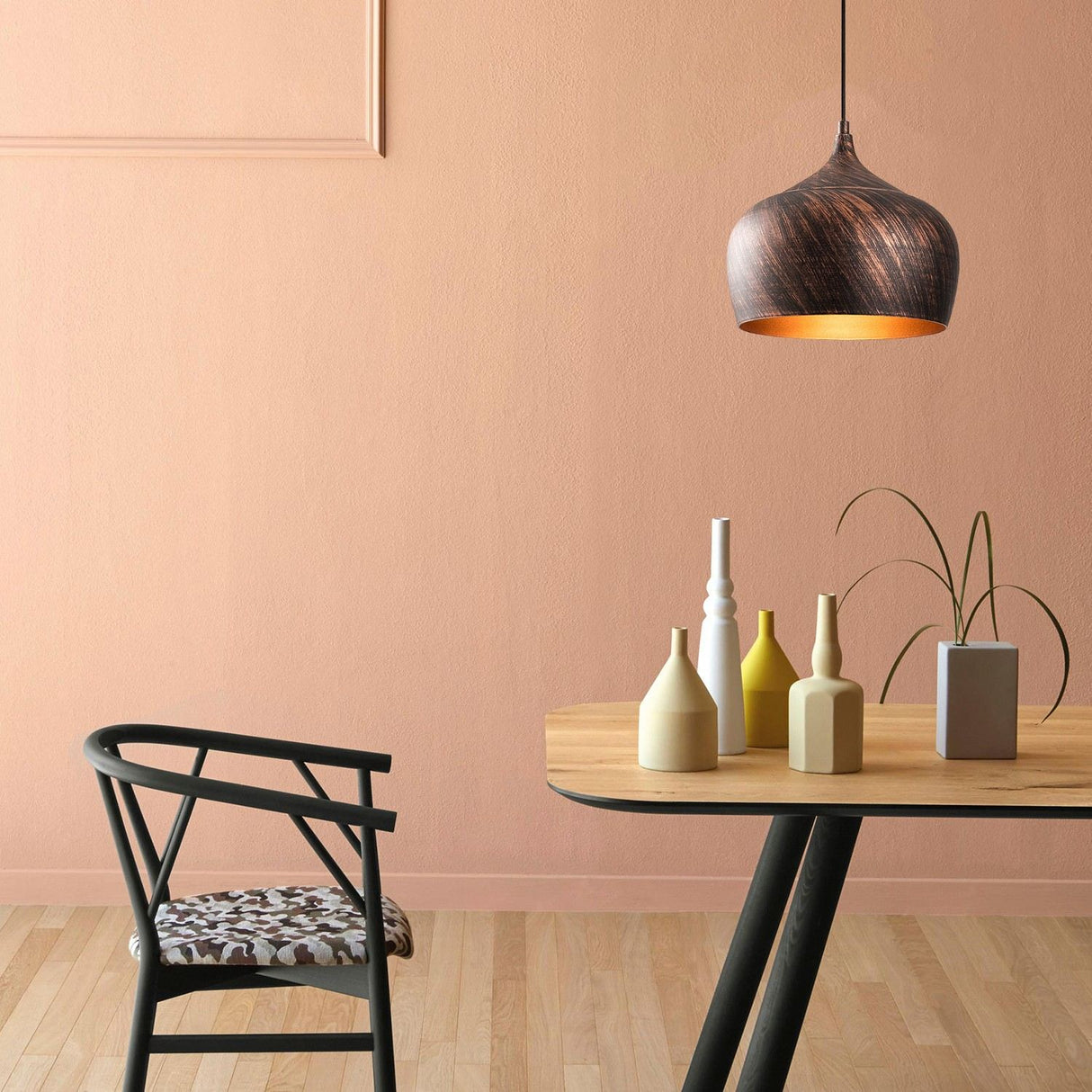 Lustră Sağlam - 3761, Copper - Auriu, Ø28x125 cm