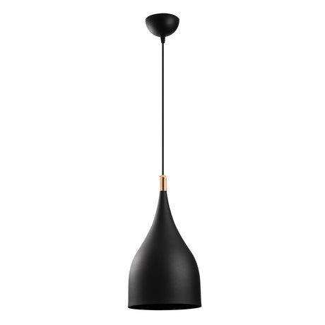 Lustră Sağlam - 3770, Negru - Auriu, Ø25x137 cm