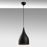 Lustră Sağlam - 3770, Negru - Auriu, Ø25x137 cm