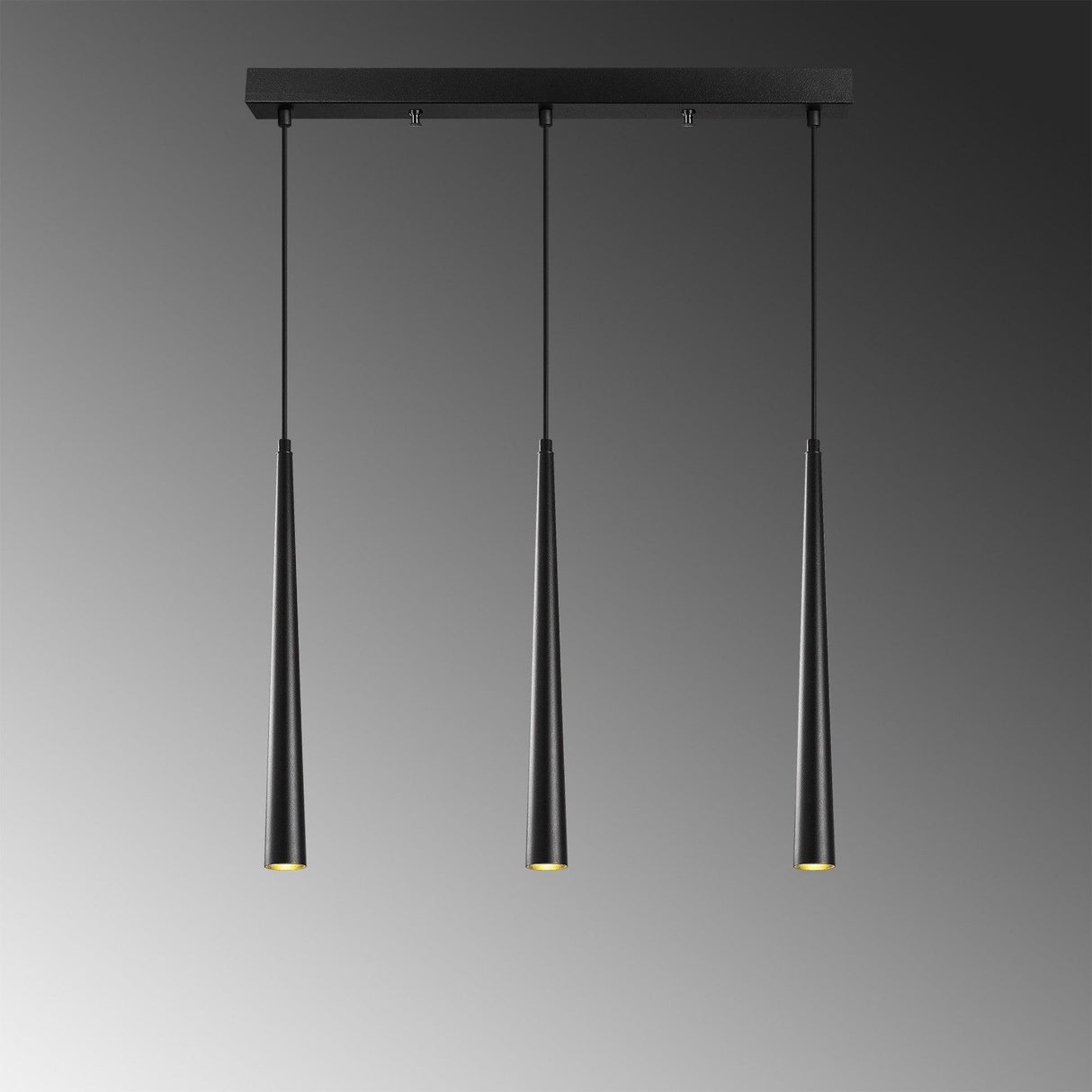 Lustra Intery Dark, Negru