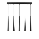Lustra Lampium 02, Negru