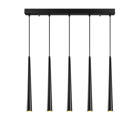 Lustra Lampium 02, Negru