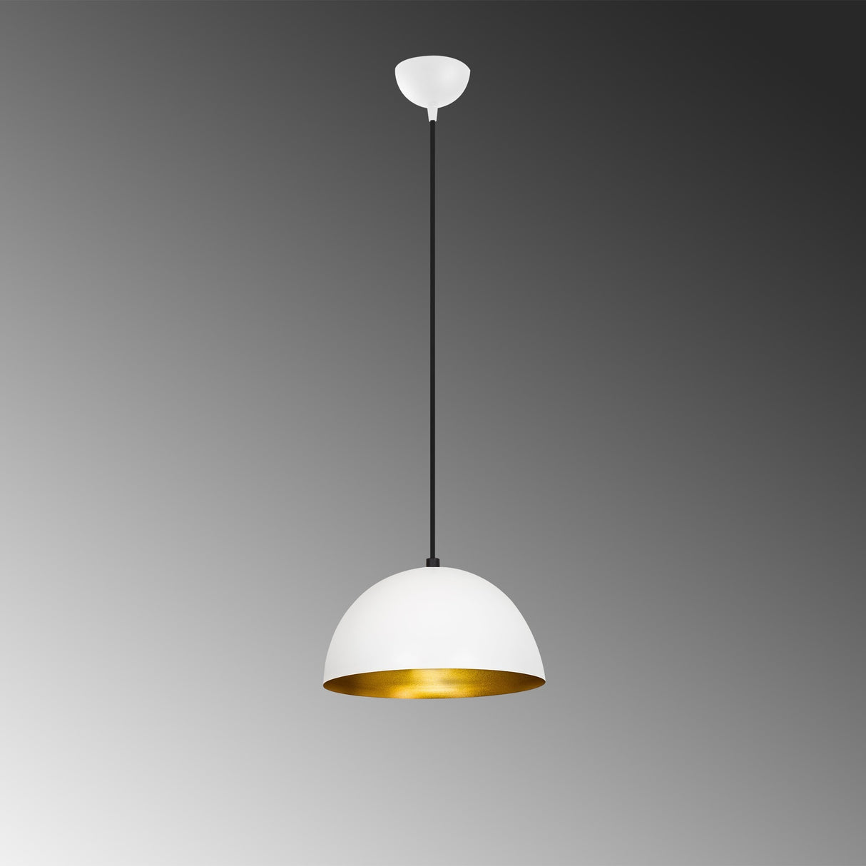 Lustră Sivani - MR - 717, Alb - Auriu, Ø30x111 cm