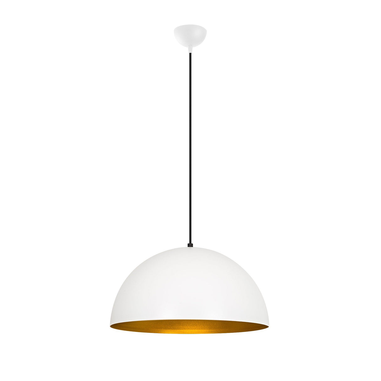 Lustră Sivani - MR - 719, Alb - Auriu, Ø50x121 cm