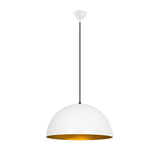 Lustră Sivani - MR - 719, Alb - Auriu, Ø50x121 cm