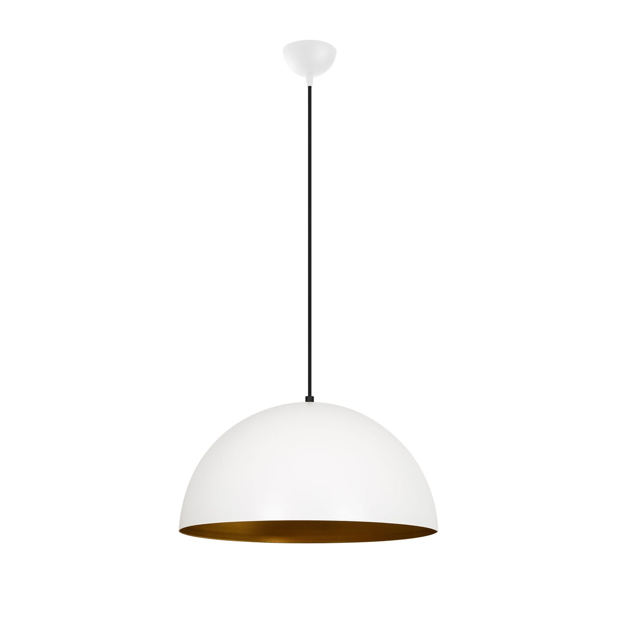 Lustră Sivani - MR - 719, Alb - Auriu, Ø50x121 cm
