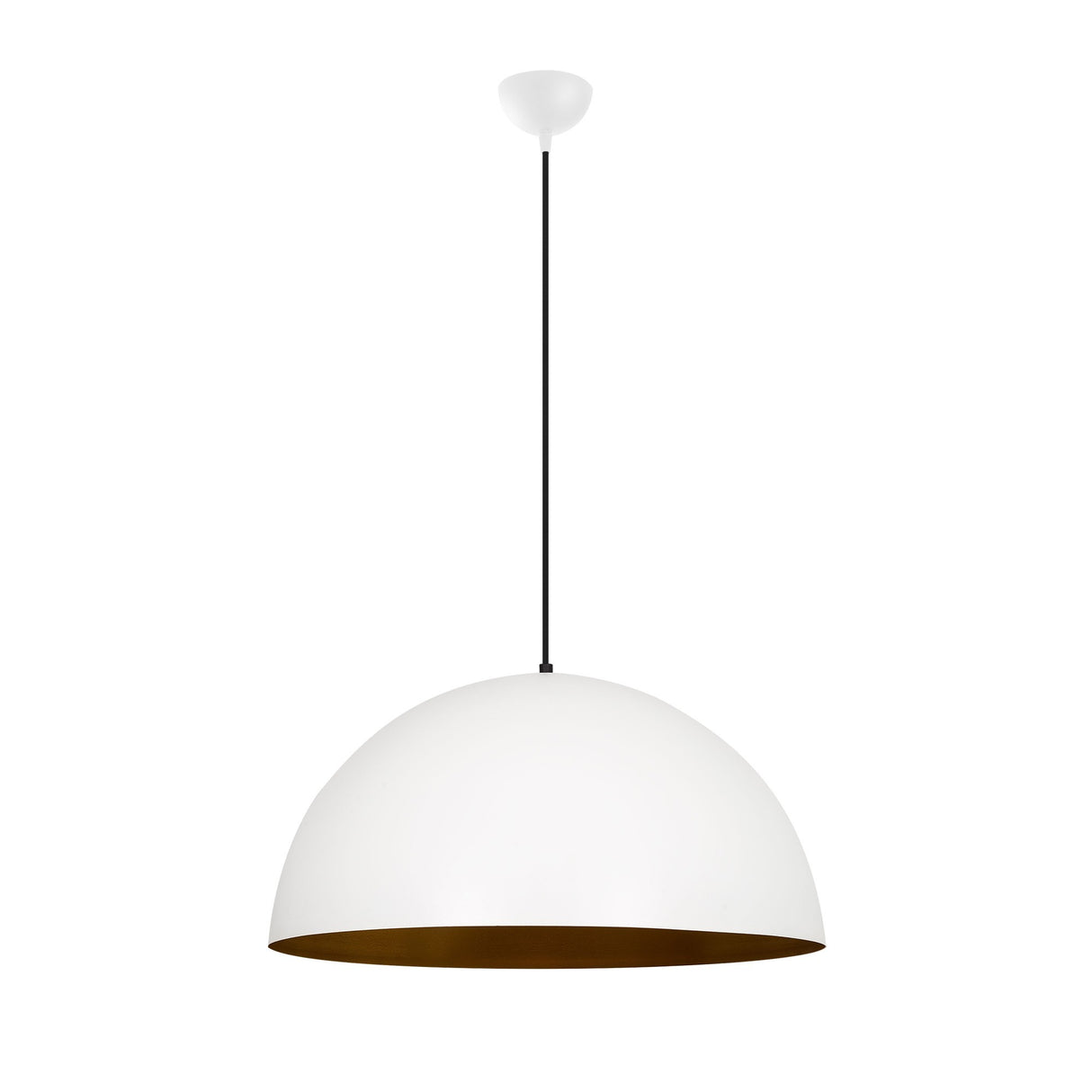 Lustră Sivani - MR - 720, Alb - Auriu, Ø60x126 cm