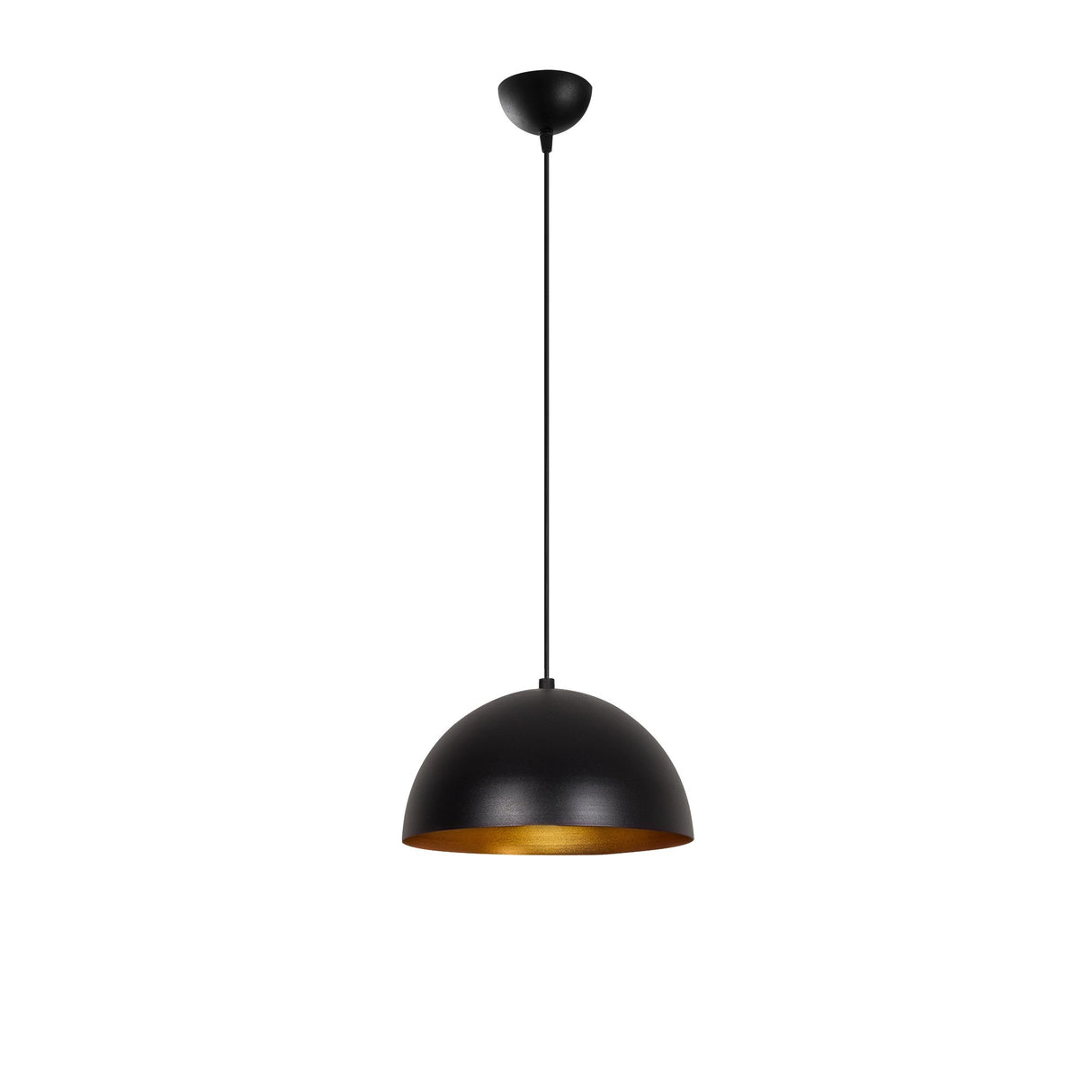 Lustră Sivani - MR - 721, Negru - Auriu, Ø30x111 cm