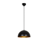 Lustră Sivani - MR - 721, Negru - Auriu, Ø30x111 cm