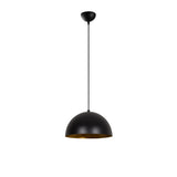 Lustră Sivani - MR - 721, Negru - Auriu, Ø30x111 cm