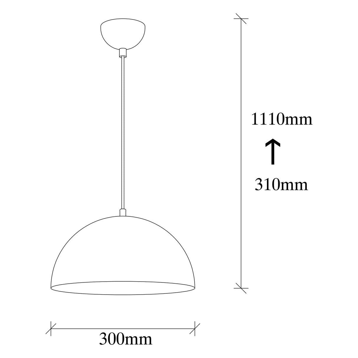 Lustră Sivani - MR - 721, Negru - Auriu, Ø30x111 cm