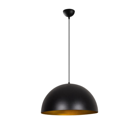 Lustră Sivani - MR - 723, Negru - Auriu, Ø50x121 cm