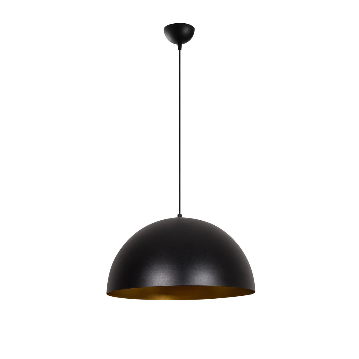 Lustră Sivani - MR - 723, Negru - Auriu, Ø50x121 cm