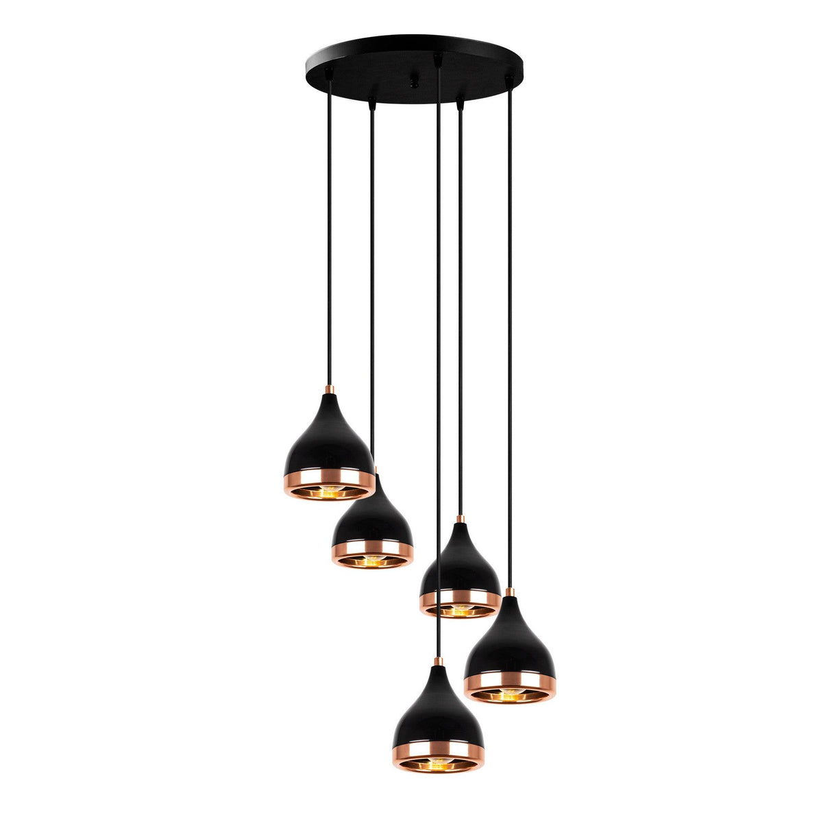 Lustra Yldo Chandelier, Negru