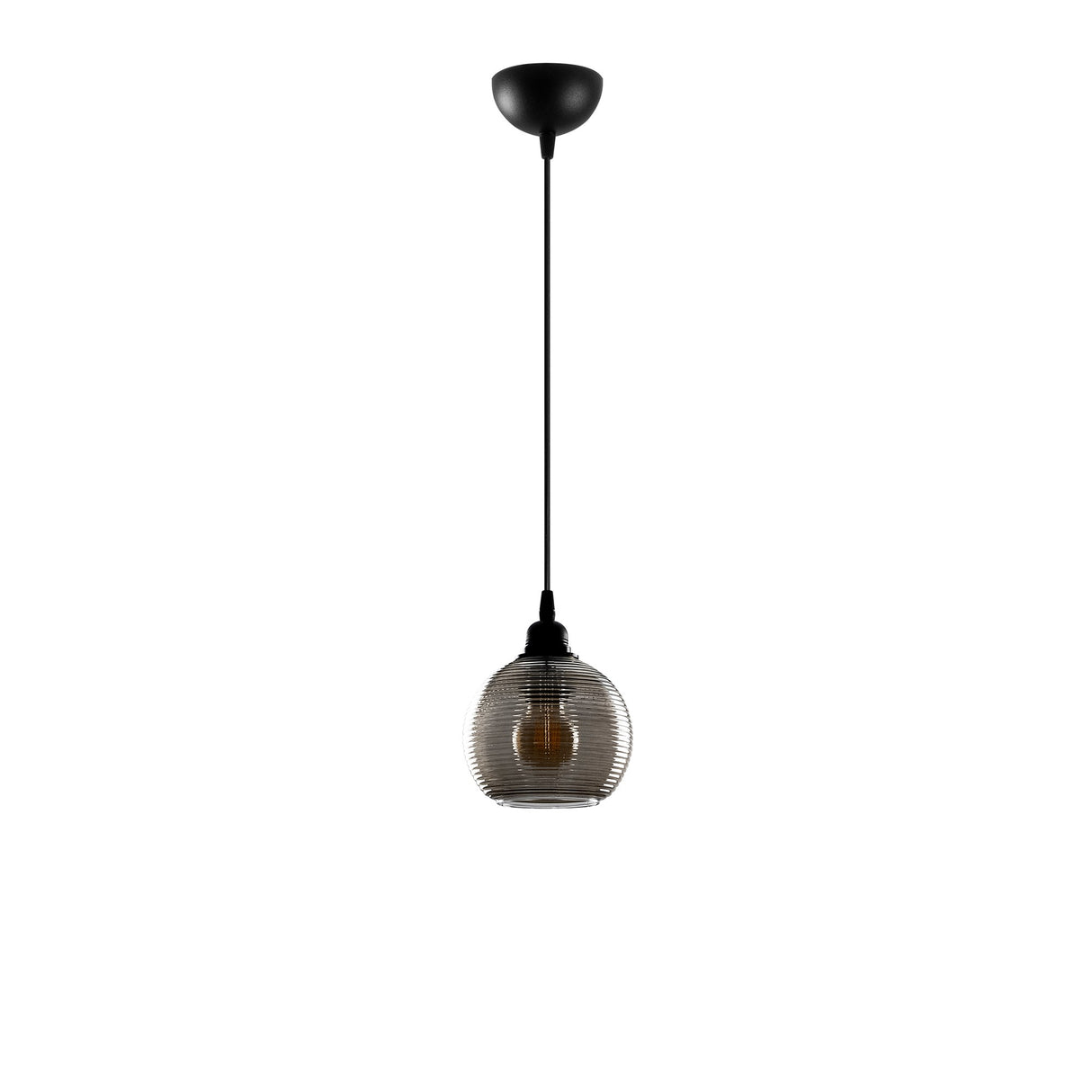 Lustră Smoked - 030, Fumuriu, Ø15x114 cm