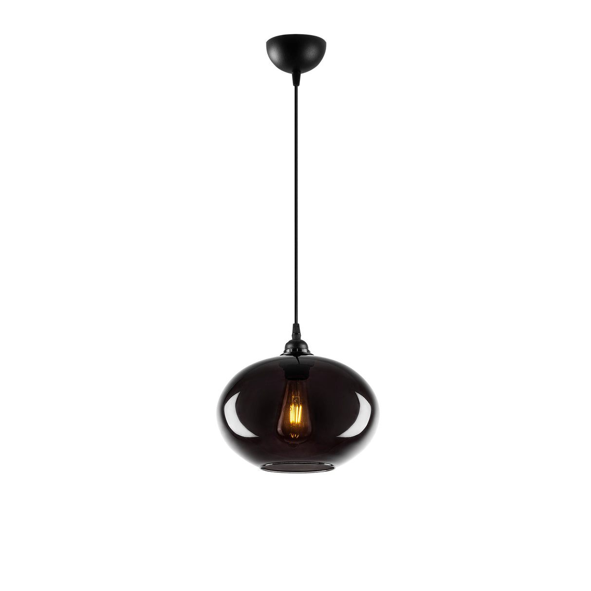 Lustră Smoked - 050, Fumuriu, Ø27x120 cm