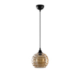 Lustră Gold - 010, Auriu - Negru, Ø20x116 cm