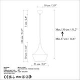 Lustră Tom, Diverse culori - Albastru deschis | SKU: 892OPV2007 | Lustră Tom, varianta Albastru deschis, produs pentru amenajarea locuinței, disponibil online în România la CasaMob