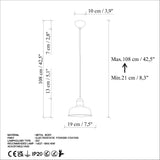 Lustră Memati, Diverse culori - Portocaliu | SKU: 892OPV2026 | Lustră Memati, varianta Portocaliu, produs pentru amenajarea locuinței, disponibil online în România la CasaMob