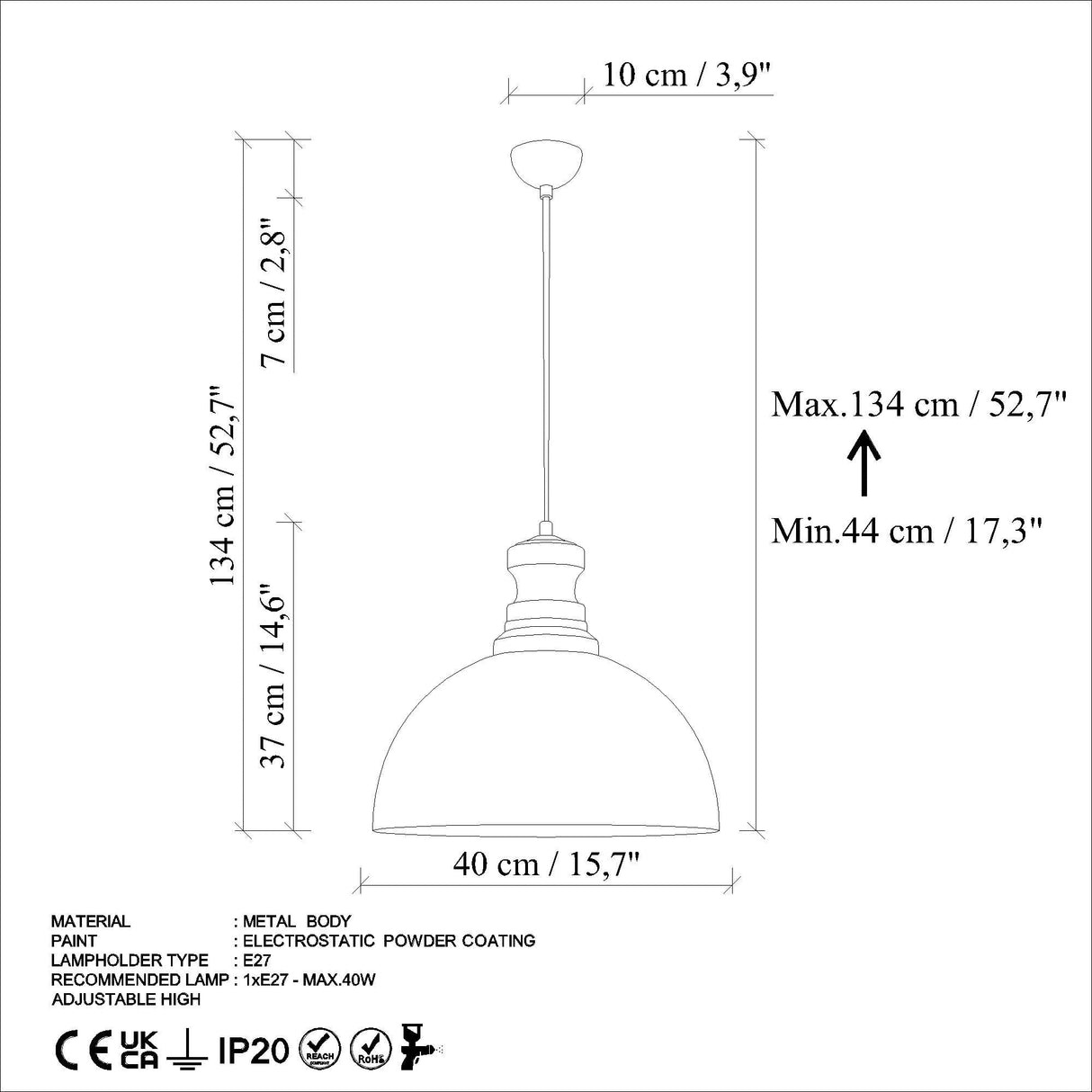 Lustră Kure 228, Diverse culori - Albastru deschis | SKU: 892OPV2037 | Lustră Kure 228, varianta Albastru deschis, produs pentru amenajarea locuinței, disponibil online în România la CasaMob