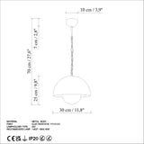 Lustră Kure 2676, Diverse culori - Turcoaz | SKU: 892OPV2038 | Lustră Kure 2676, varianta Turcoaz, produs pentru amenajarea locuinței, disponibil online în România la CasaMob