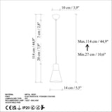 Lustră Konikkem, Diverse culori - Portocaliu | SKU: 892OPV2042 | Lustră Konikkem, varianta Portocaliu, produs pentru amenajarea locuinței, disponibil online în România la CasaMob