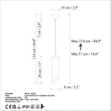Lustră Kesikboru, Diverse culori - Portocaliu | SKU: 892OPV2044 | Lustră Kesikboru, varianta Portocaliu, produs pentru amenajarea locuinței, disponibil online în România la CasaMob