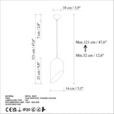 Lustră Kesik, Diverse culori - Portocaliu | SKU: 892OPV2046 | Lustră Kesik, varianta Portocaliu, produs pentru amenajarea locuinței, disponibil online în România la CasaMob